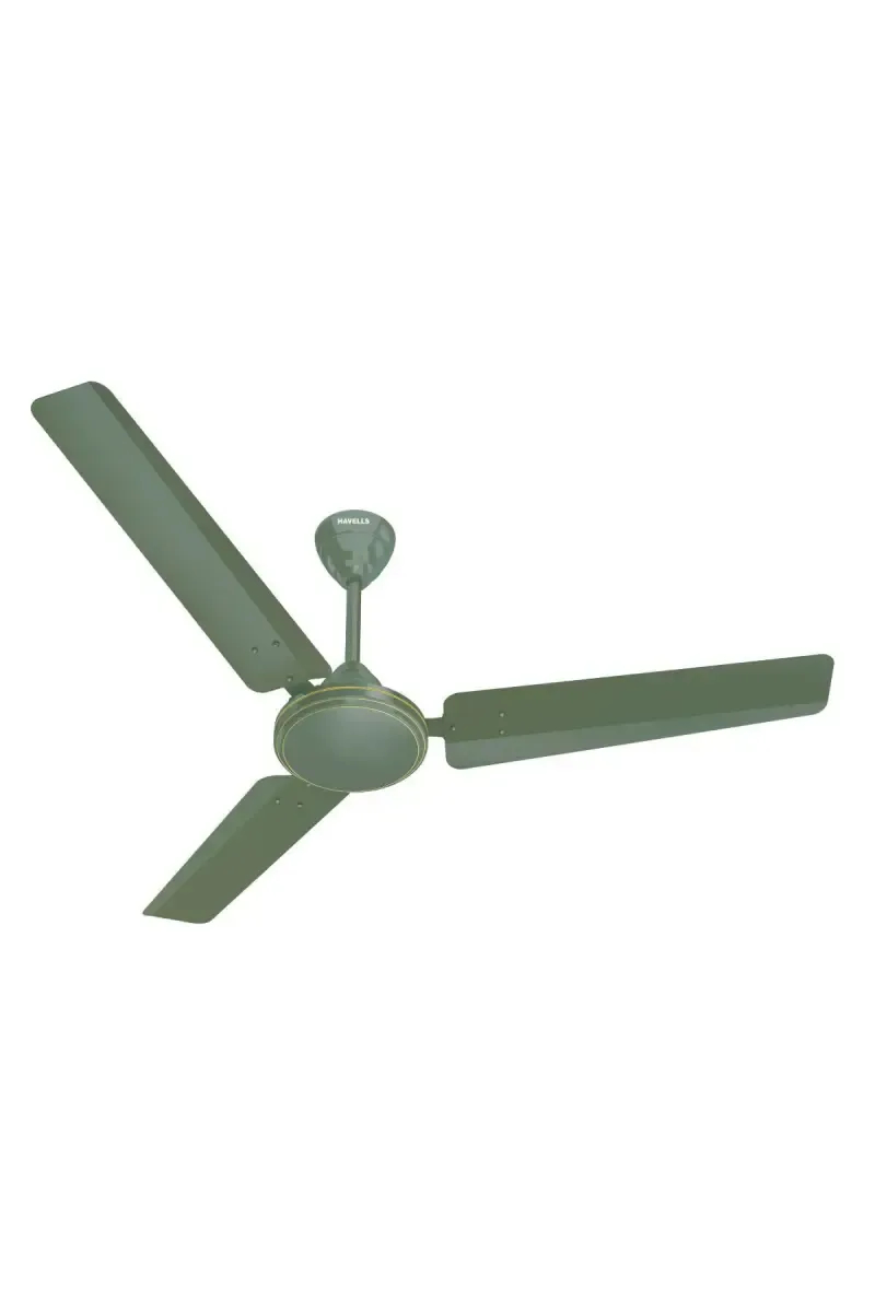 Havells Thrill Air ES 1200mm 1 Star Rated 3 Blade Ceiling Fan (Army Green)