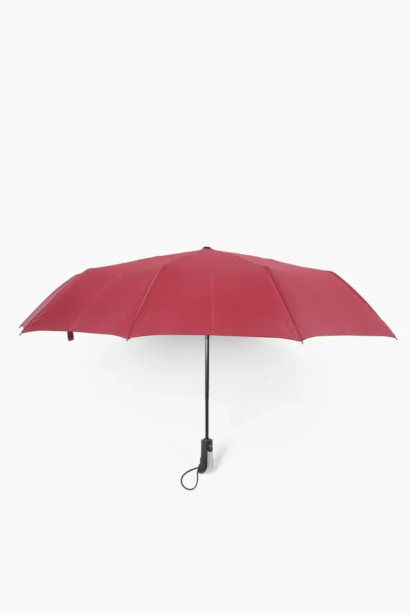 Polyester & Stainless steel 3 Fold Umbrella - 33 Cm