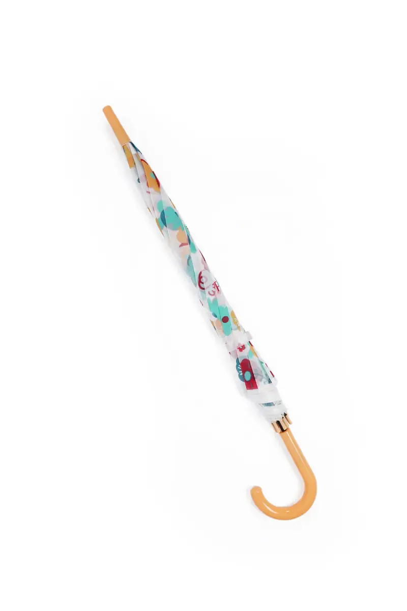 Polyester & Stainless Steel Single Fold Umbrella - 77 Cm