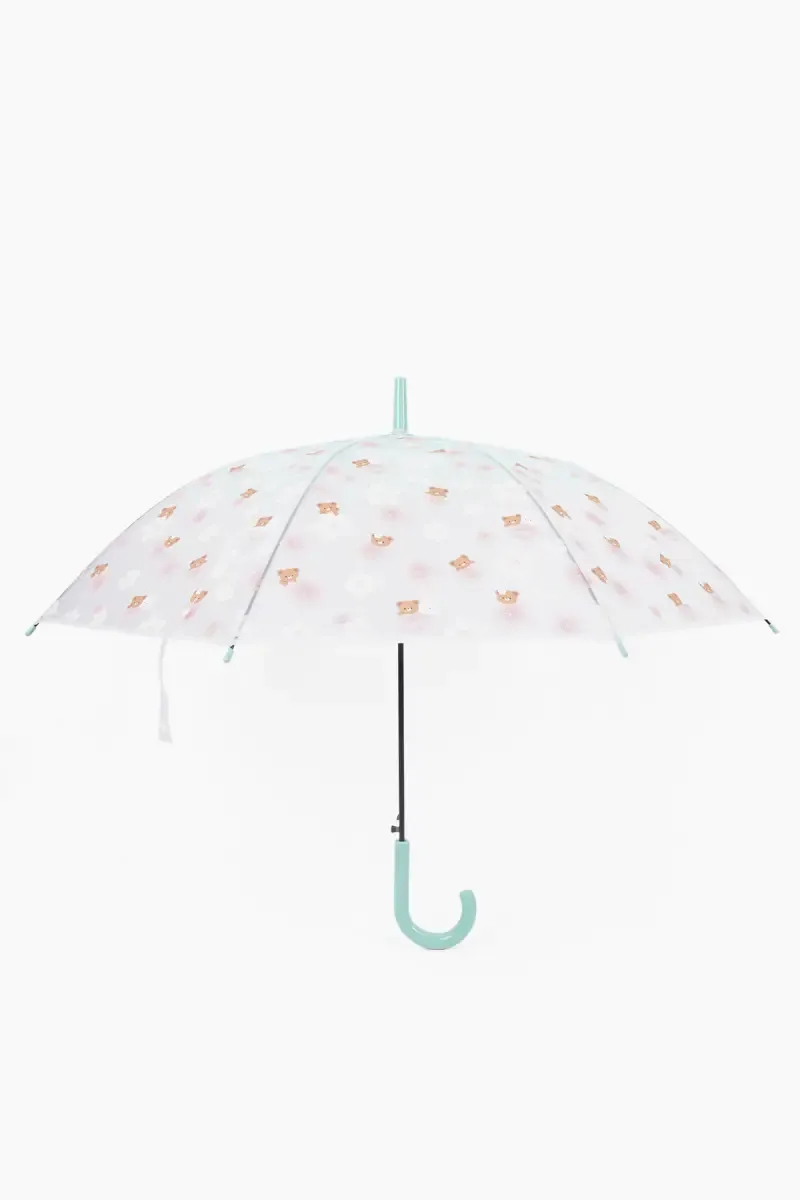Polyester & Stainless Steel Single Fold Umbrella - 76 Cm