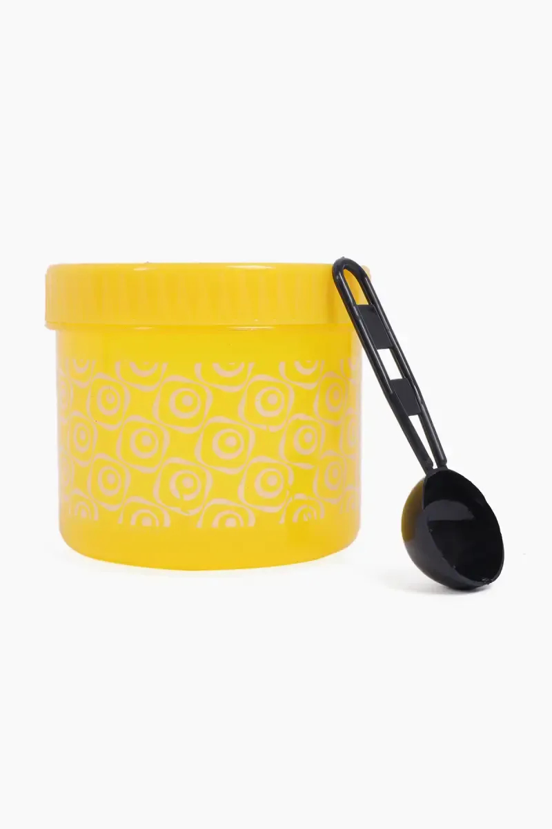 Plastic Container with Spoon - 350ml