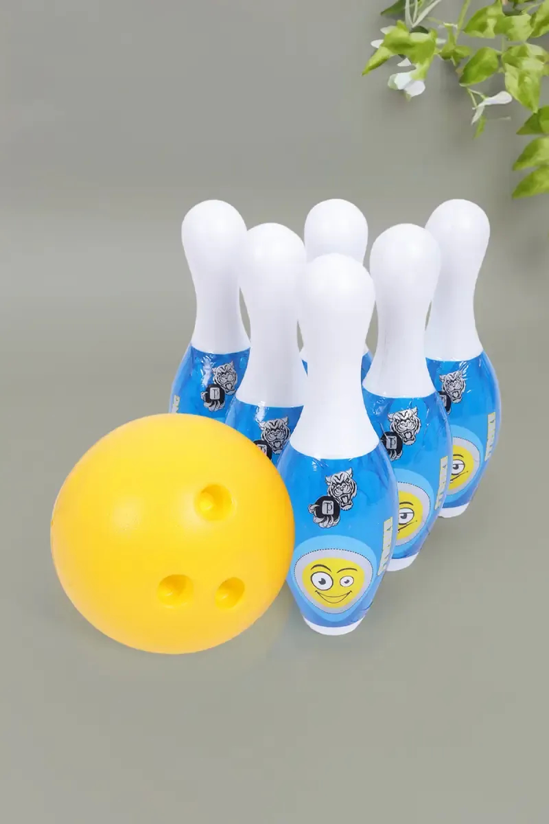 Paramount Bowling Play Set for Kids (Blue & Yellow)