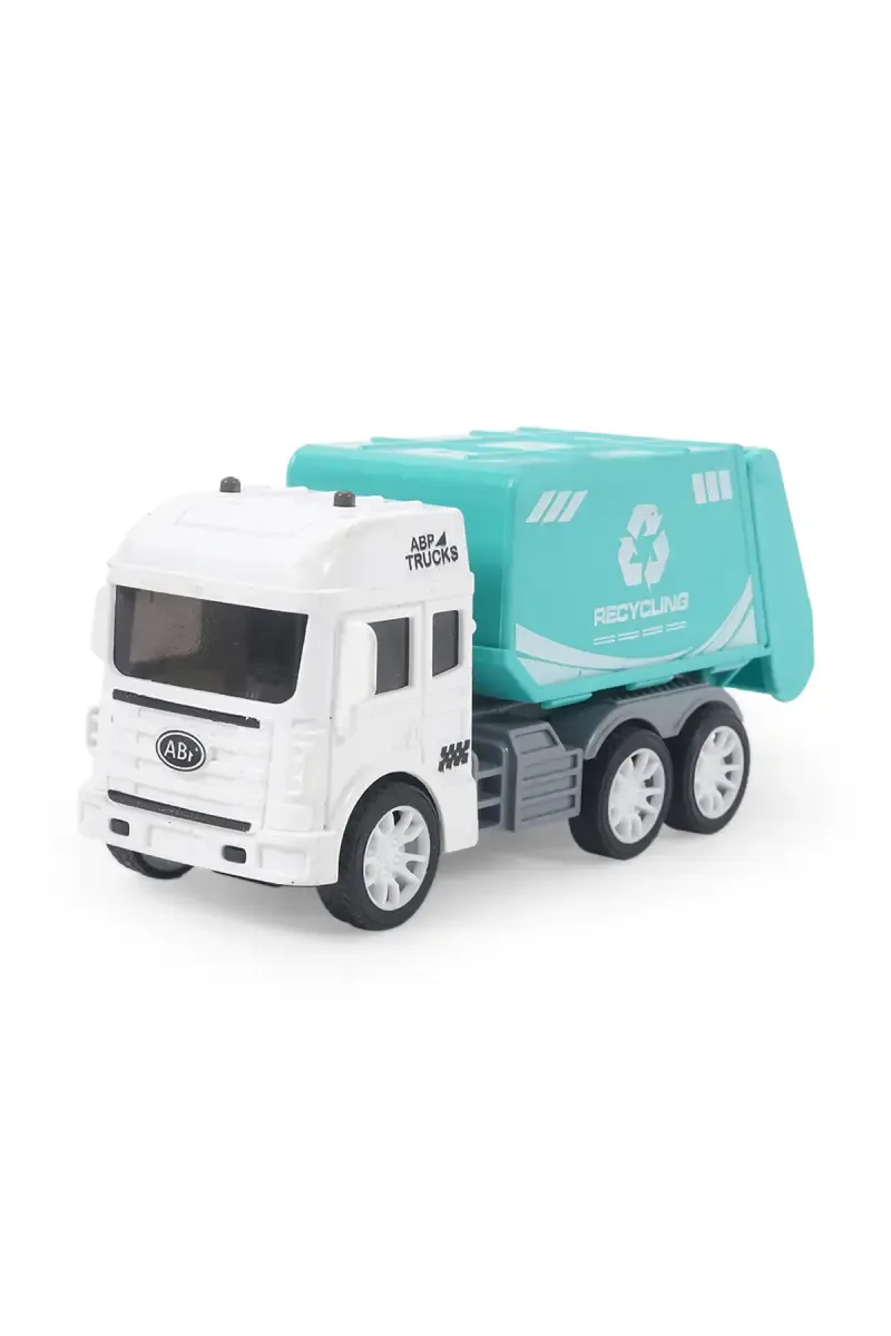Recycling Truck Friction-Powered Toy (Aqua) 