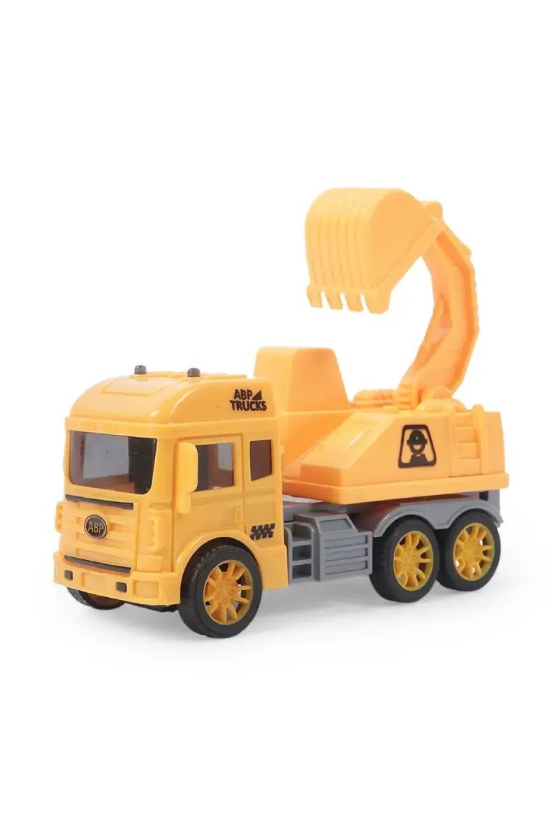 Excavator Friction Powered Toy (Yellow) 