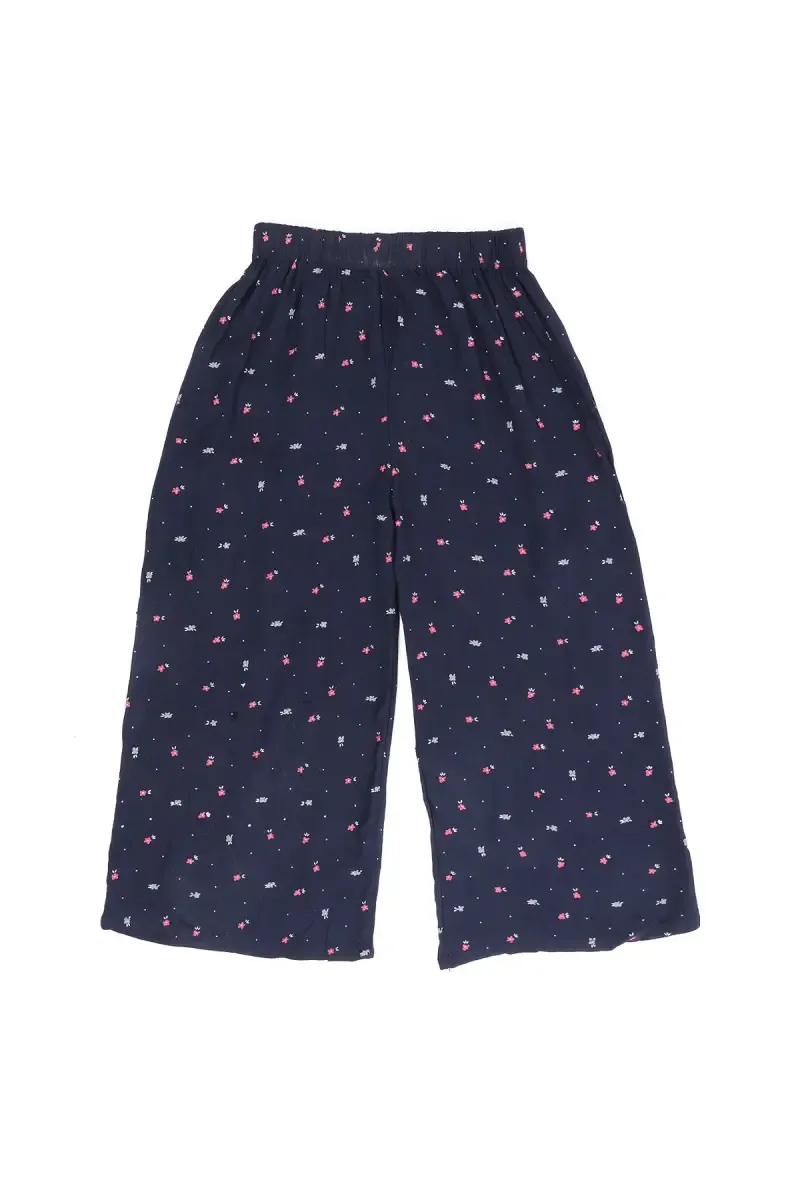Cotton Floral Printed Capri for Girls