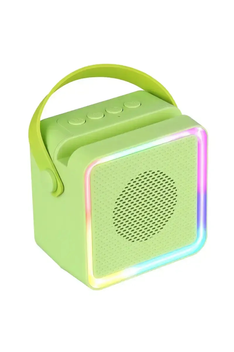 Zebronics County 8 8 W Wireless Bluetooth Speaker with Upto 7 Hrs Playtime, 8 RGB Modes, Carry Strap (Green)