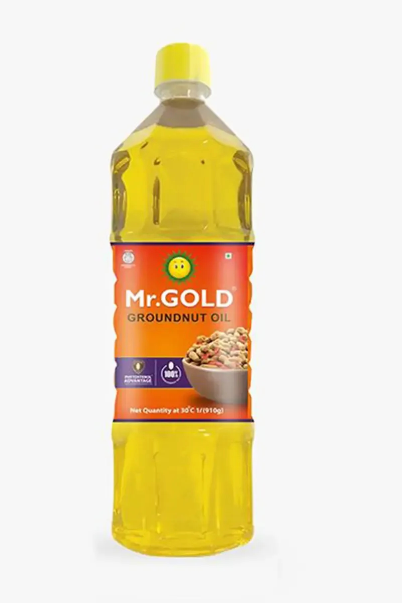 Mr.Gold Filtered Groundnut oil - 1Ltr (Pet Bottle)