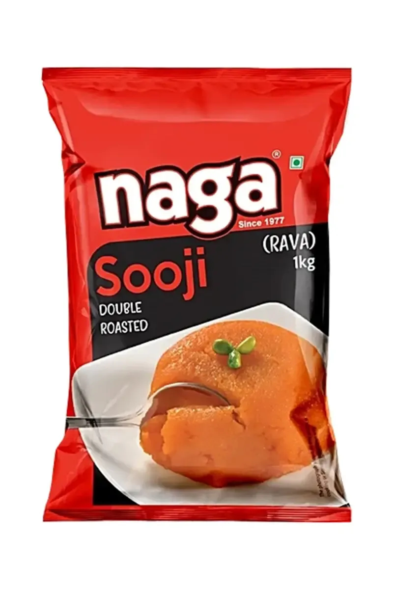 Naga Double Roasted Sooji - 1Kg