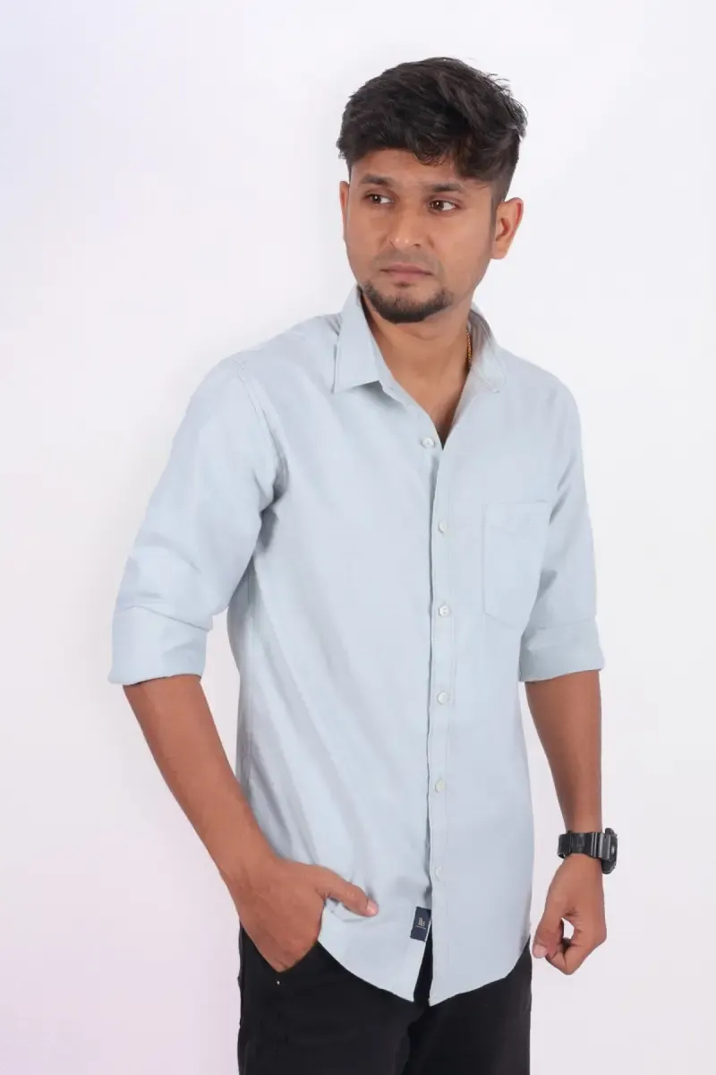 Cotton Solid Full Sleeve Shirt for Men