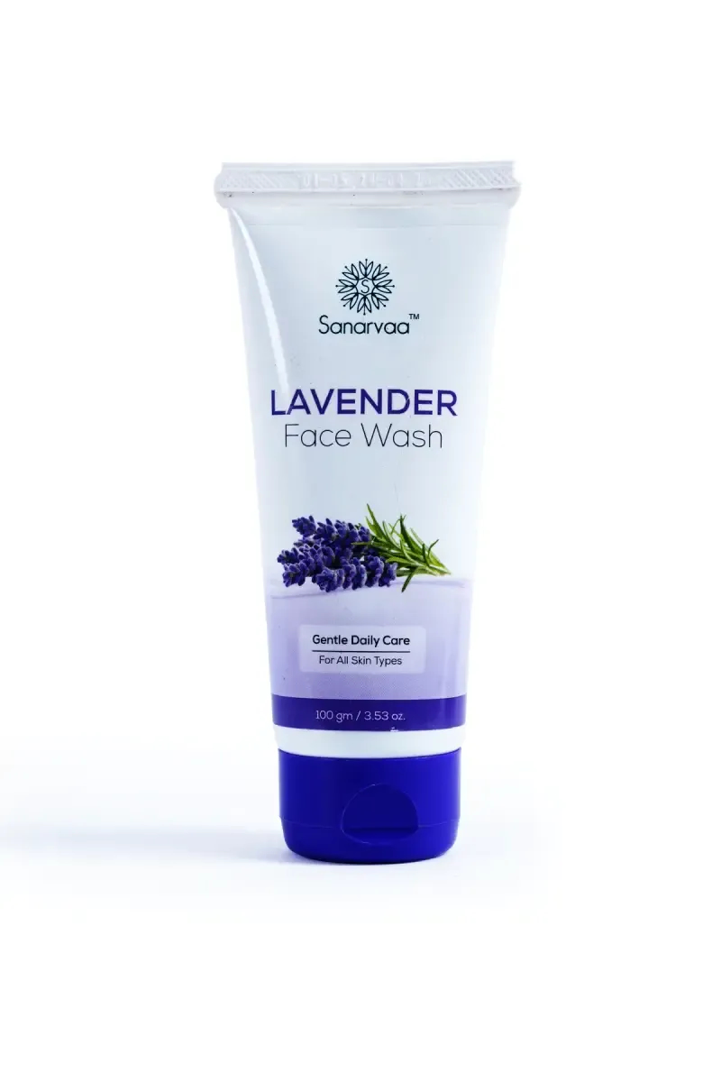 Sanarvaa Lavender Face Wash - 100g
