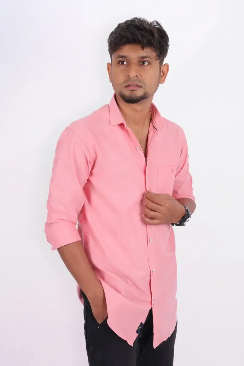 Cotton Solid Full Sleeve Shirt for Men
