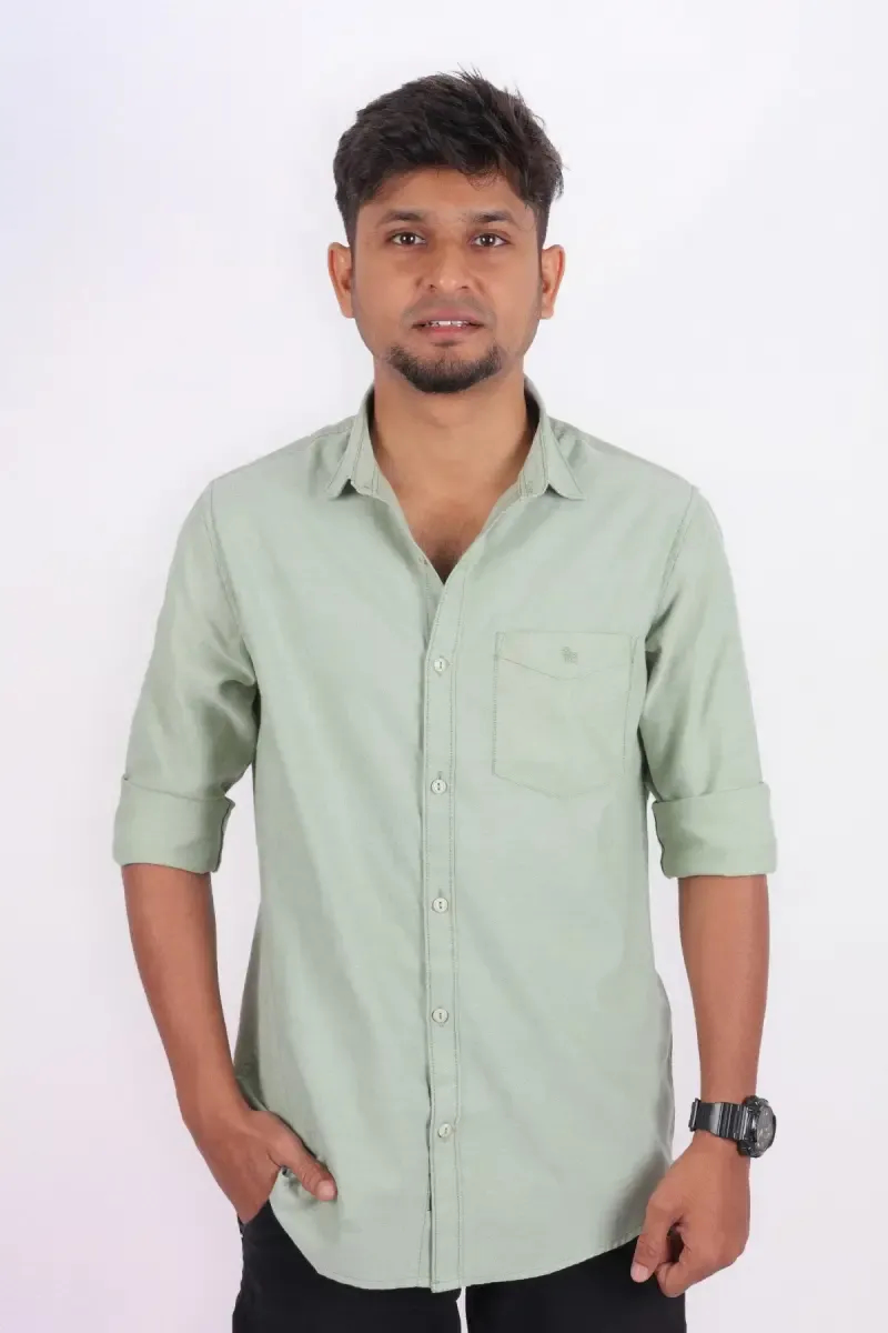 Cotton Solid Full Sleeve Shirt for Men