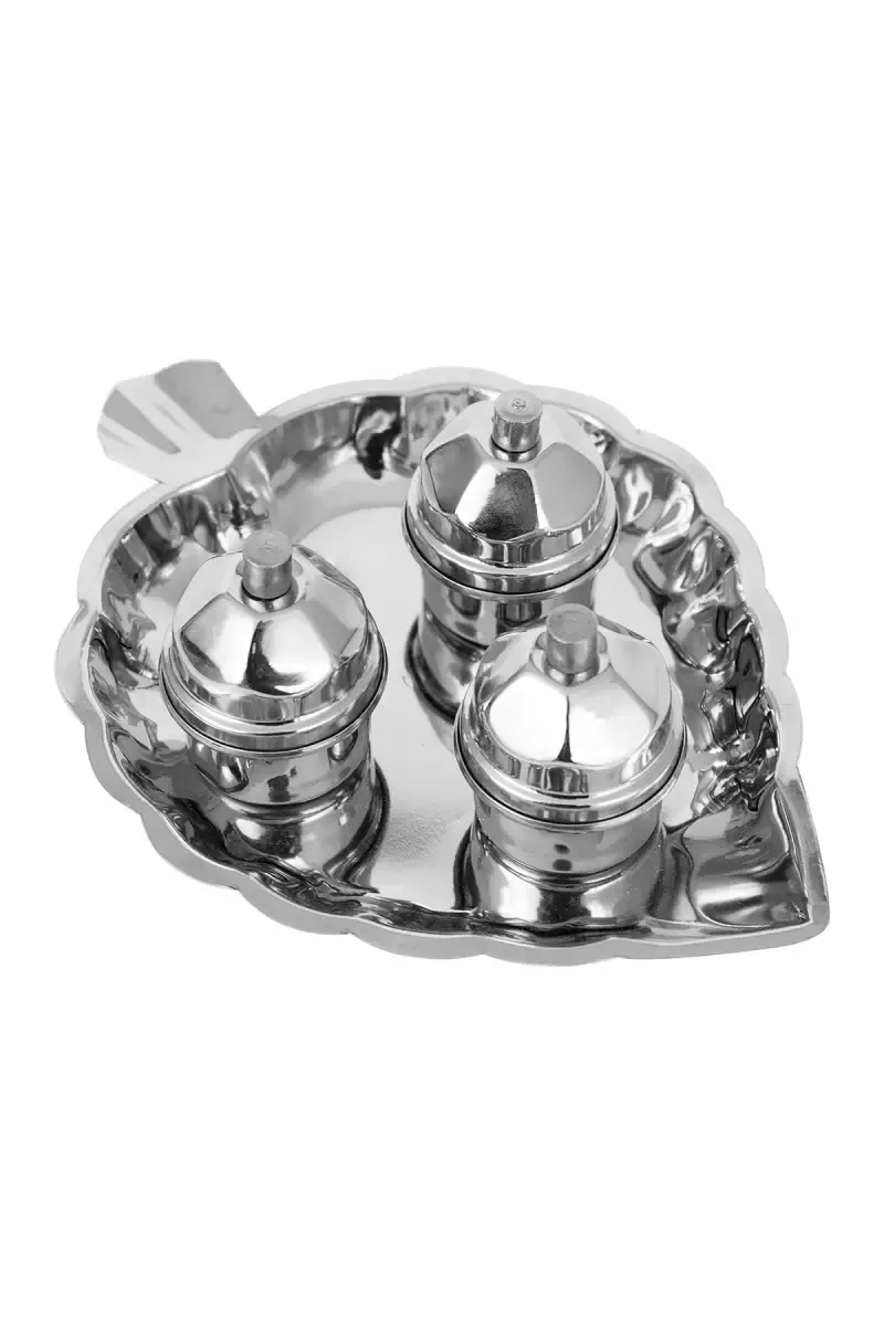 Stainless Steel Kunguma Chimil - 16cm