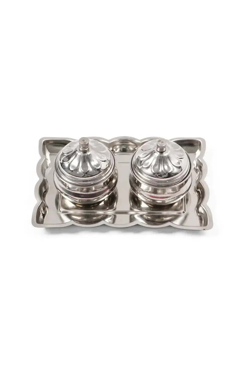 Stainless Steel Kunguma Chimil - 14cm