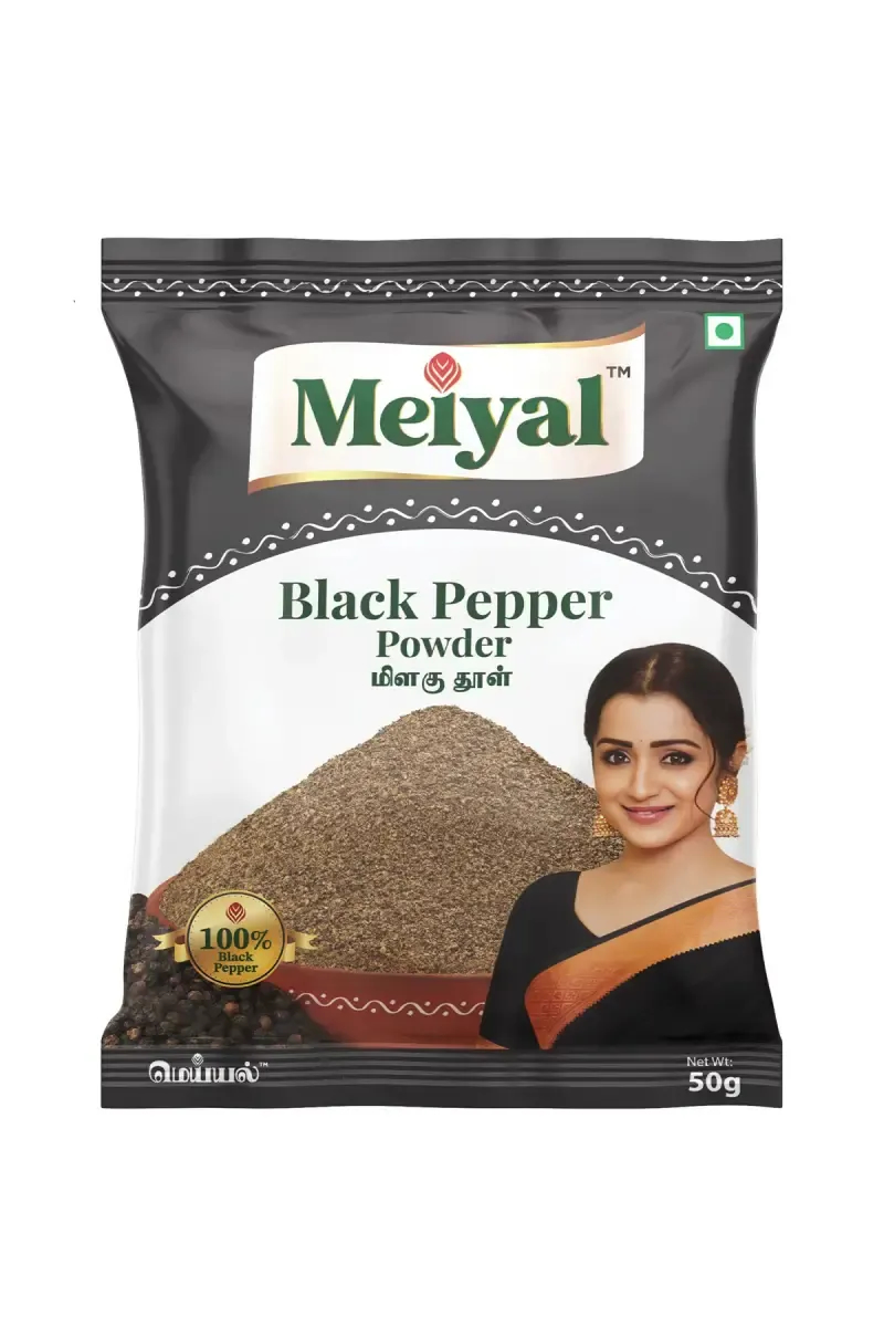 Meiyal Black Pepper Powder - 50g