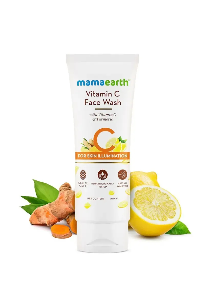 mamaearth Vitamin C Face Wash with Vitamin C and Turmeric- 100ml