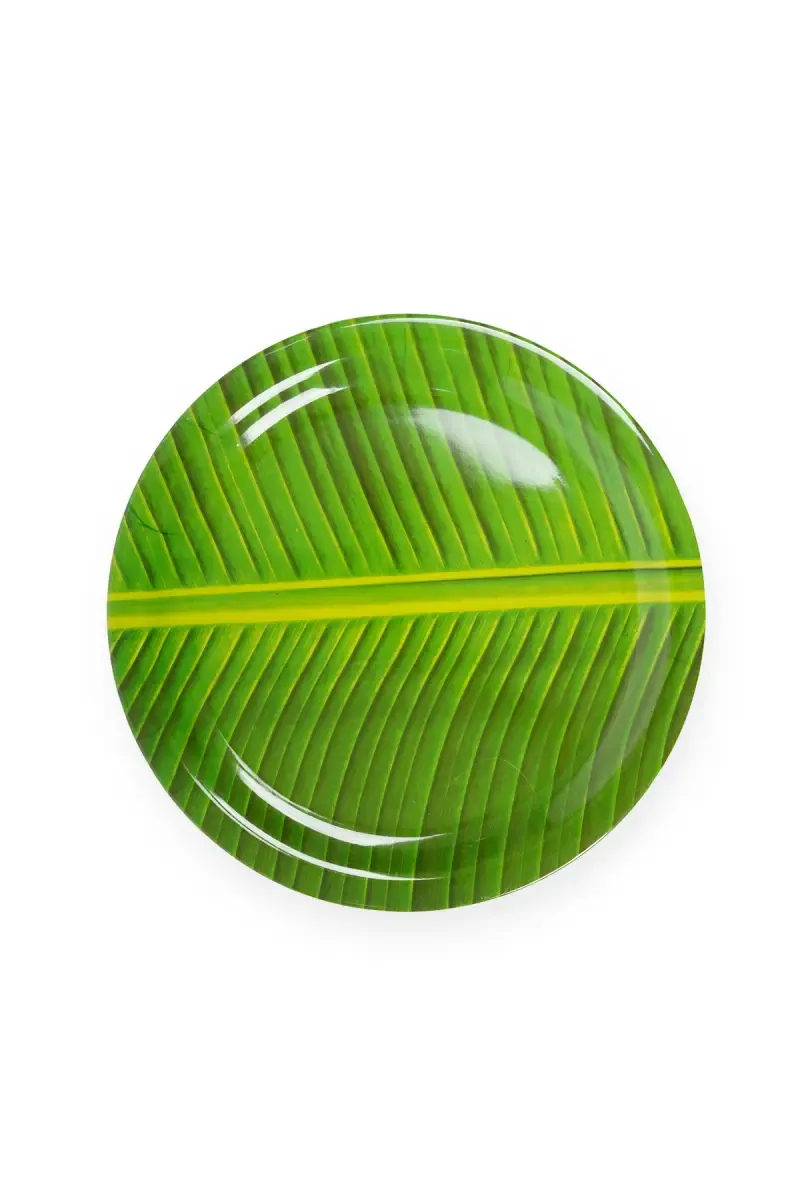 Dinewell Melamine Banana Leaf Plate - 30 CM