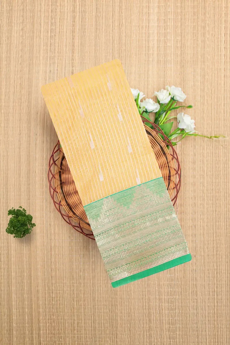 Silk Cotton Woven Design Saree with Blouse for Women