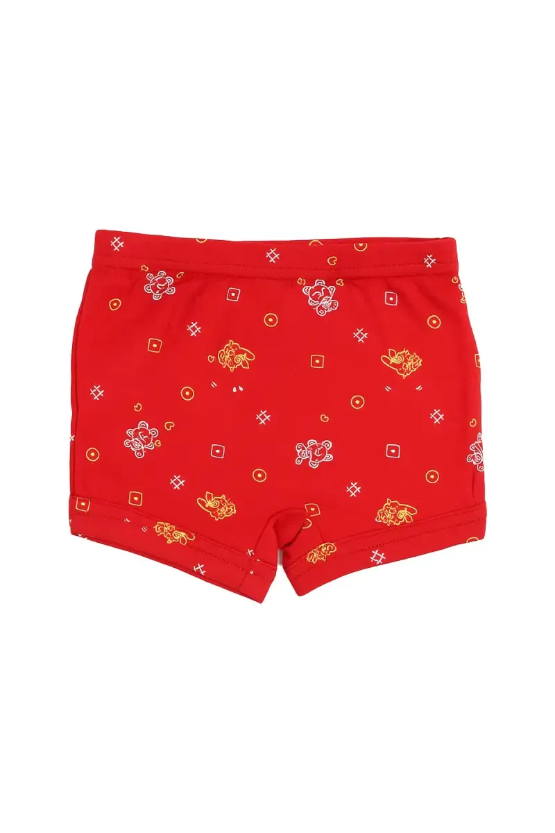 Cotton trunk for Boys - Red 