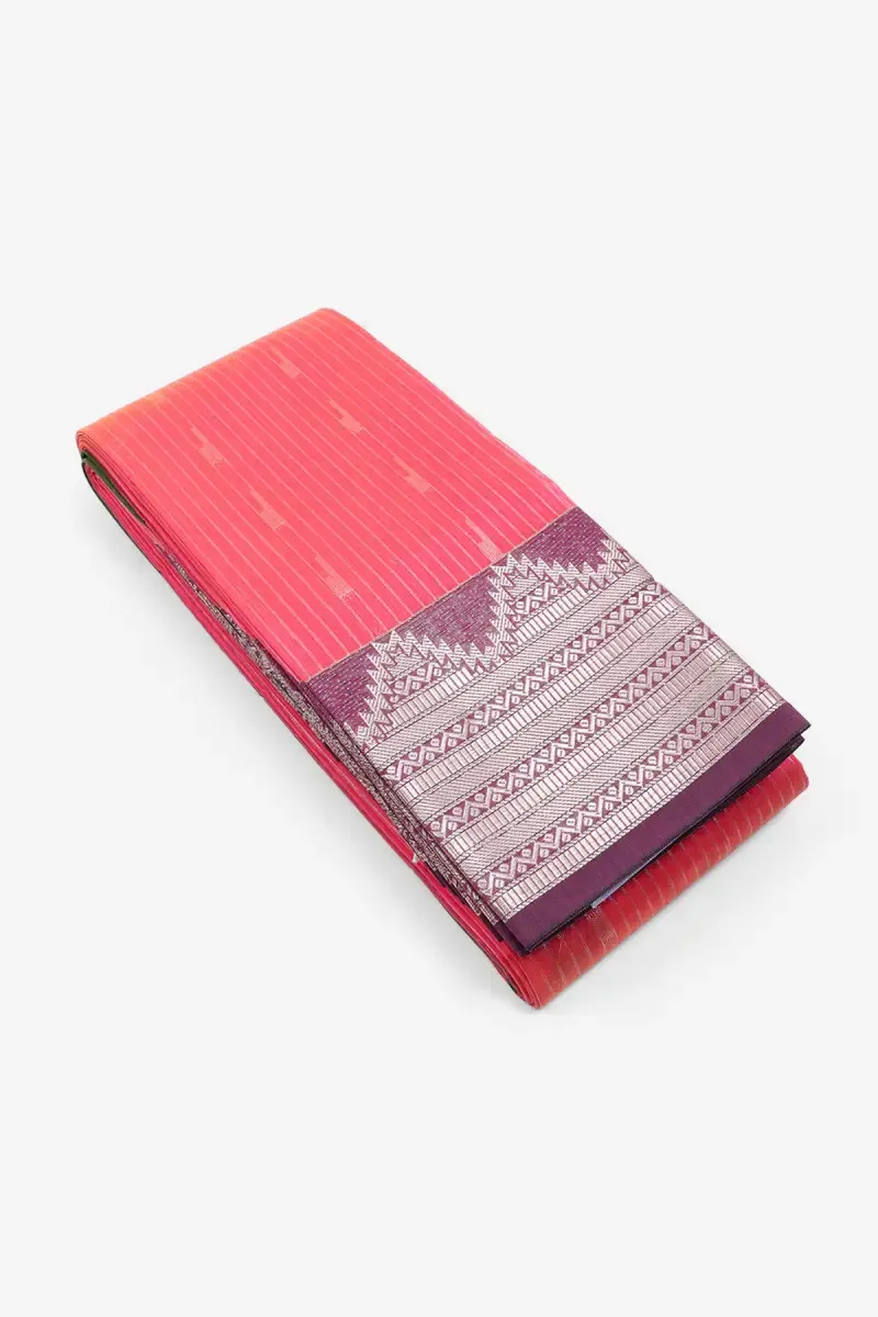 Silk Cotton Woven Design Saree with Blouse for Women