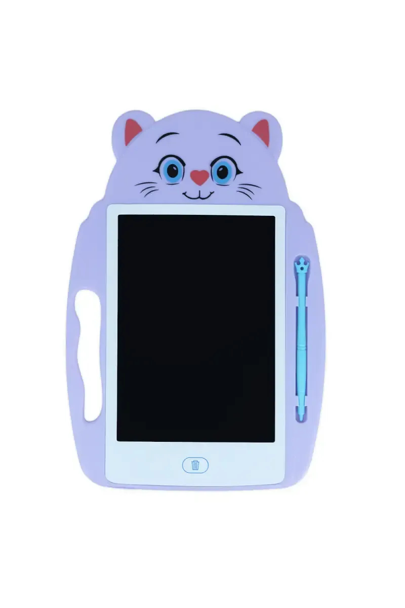 Kitty Kitty Designed 9 Inch LCD Writing Tablet for Kids (Lavender)