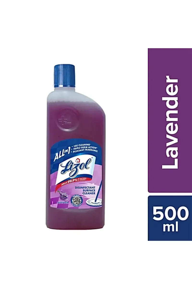Lizol Lavender Disinfectant Surface Cleaner - 500 ml
