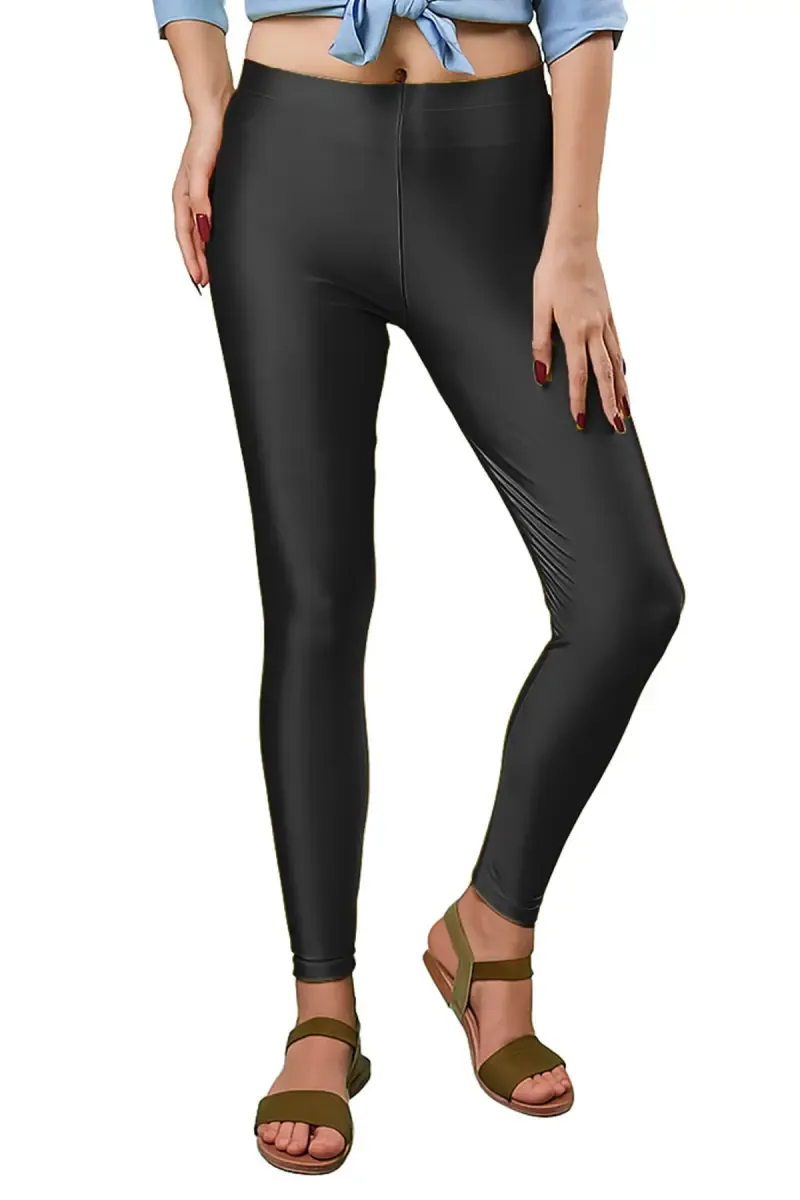 Nylon Shimmer Leggings for Women