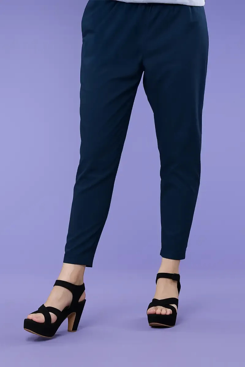 Cotton Straight fit Pant with Pocket for women