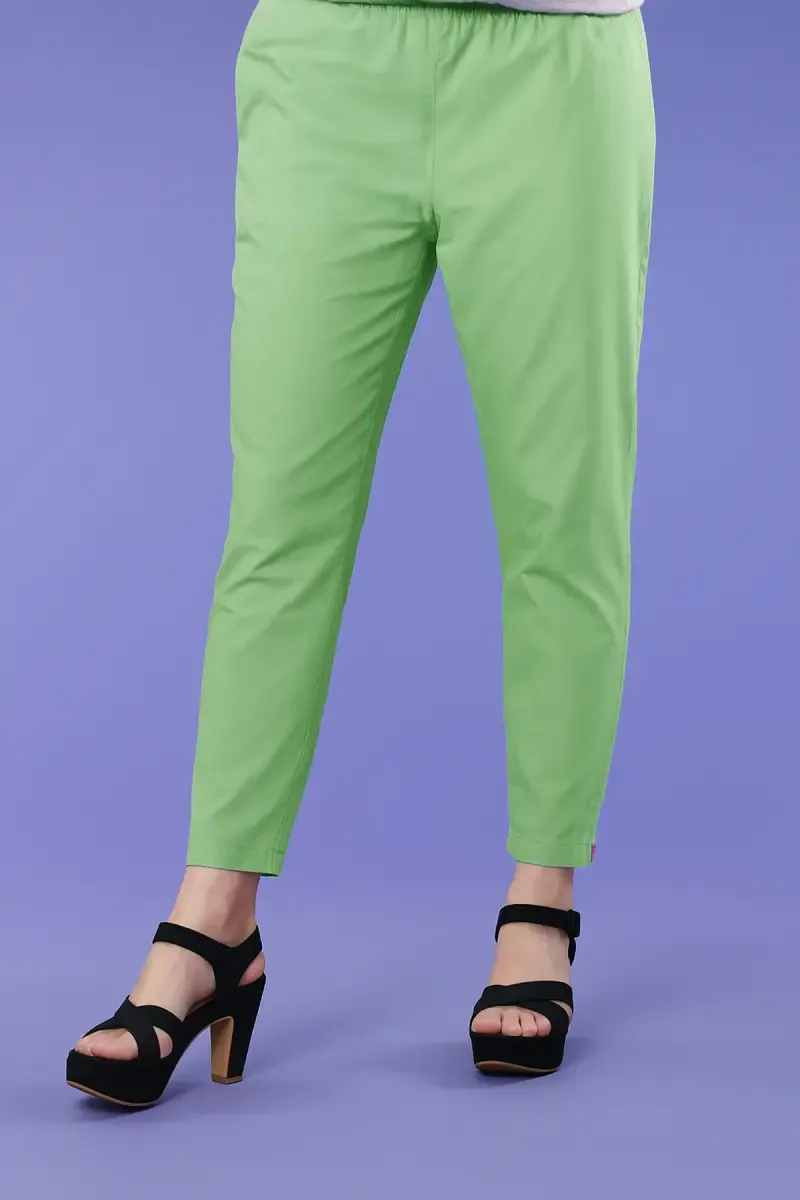 Cotton Straight fit Pant with Pocket for women