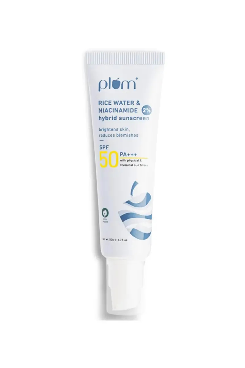 Plum Rice Water & Niacinamide 2% Hybrid Sunscreen