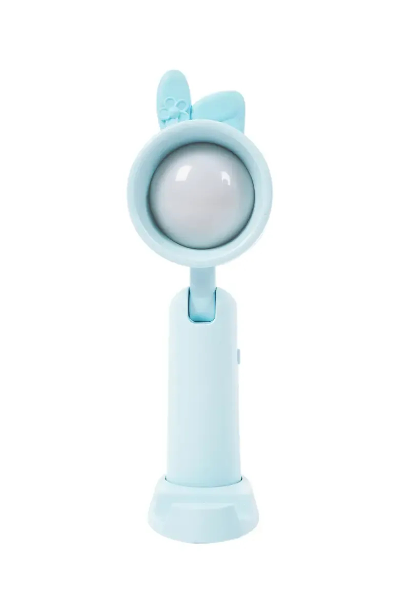 SM8107A Plastic LED Lovely Desk Lamp with 3.7V, upto 3 Hrs, USB Interface - Light Blue