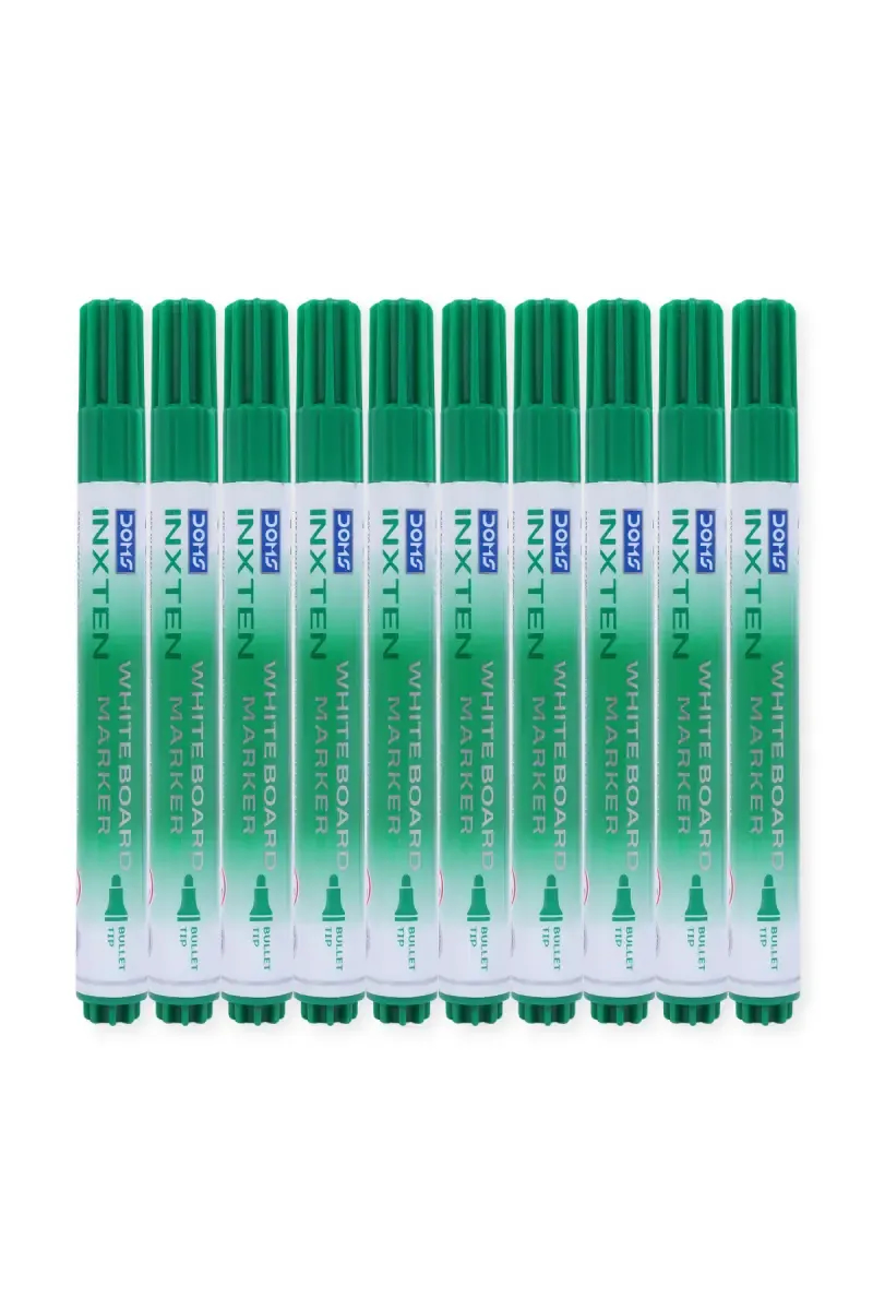 DOMS INXTEN Whiteboard Marker (Green)
