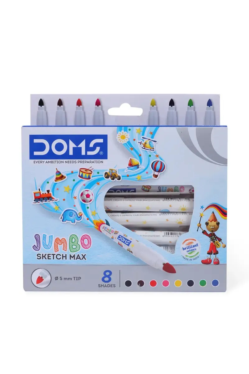 DOMS Jumbo Sketch Max - 8 Shades