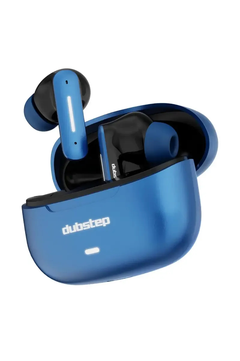 Dubstep Buzz X6 In Ear TWS Earbuds with 54 Hrs Playtime, XBass Tech, Neodymium Driver (Blue)