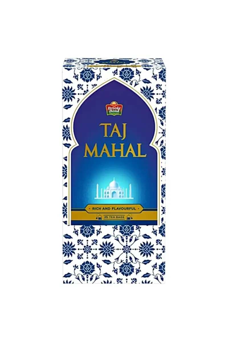 Taj Mahal Rich and Flavourful Tea Bags - 25 Bags * 1.9g