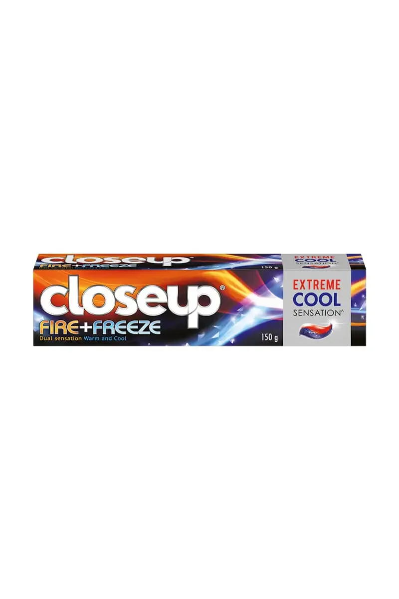 Closeup Toothpaste - Fire Freeze Gel Dual Sensation Warm & Cool - 150 g