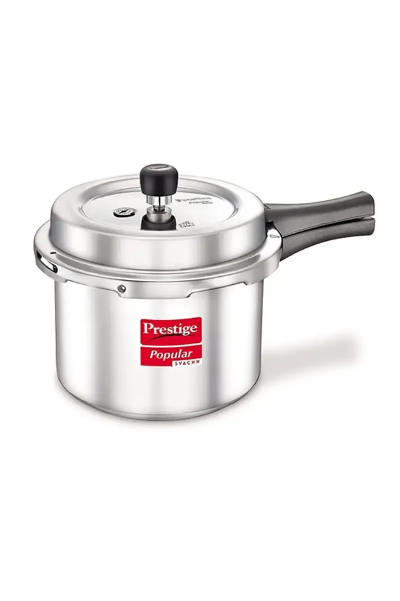 Prestige Popular Svachh Aluminium Spillage Control Pressure Cooker - 3 Ltr