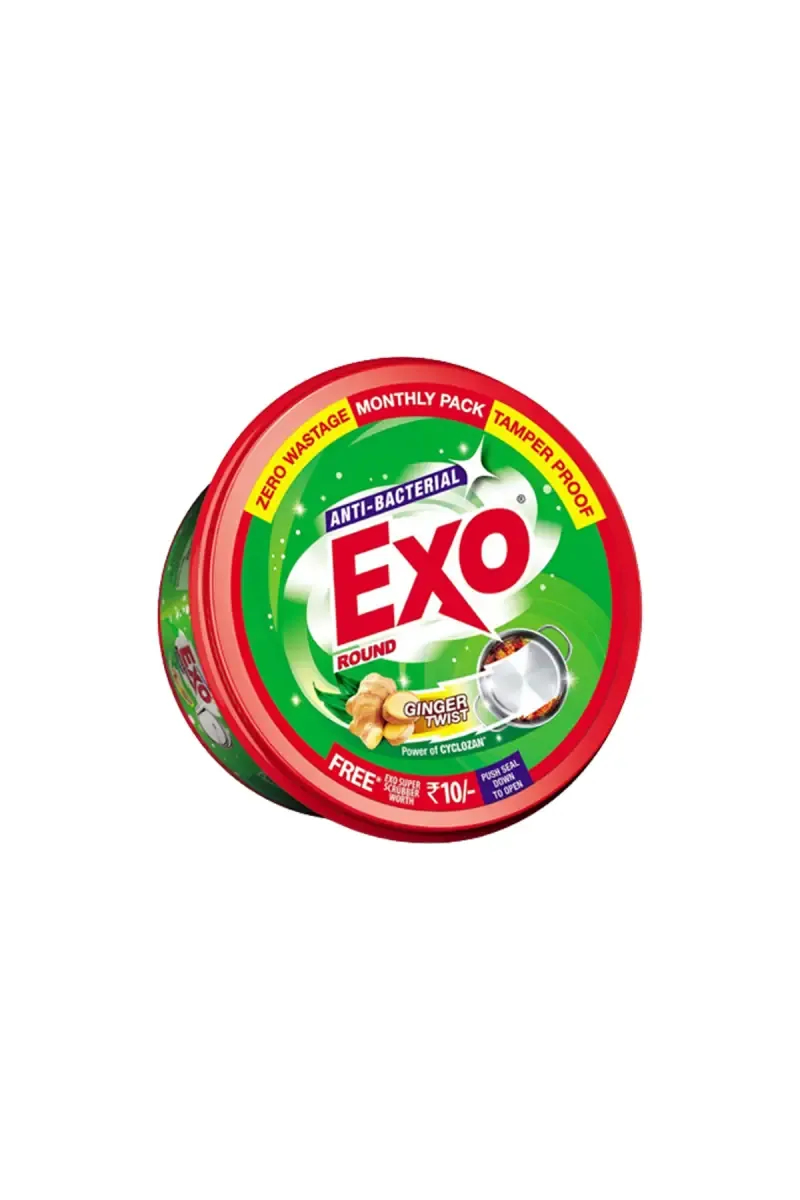 Exo Anti-Bacterial Ginger Twist Dishwash Bar Round - 700g