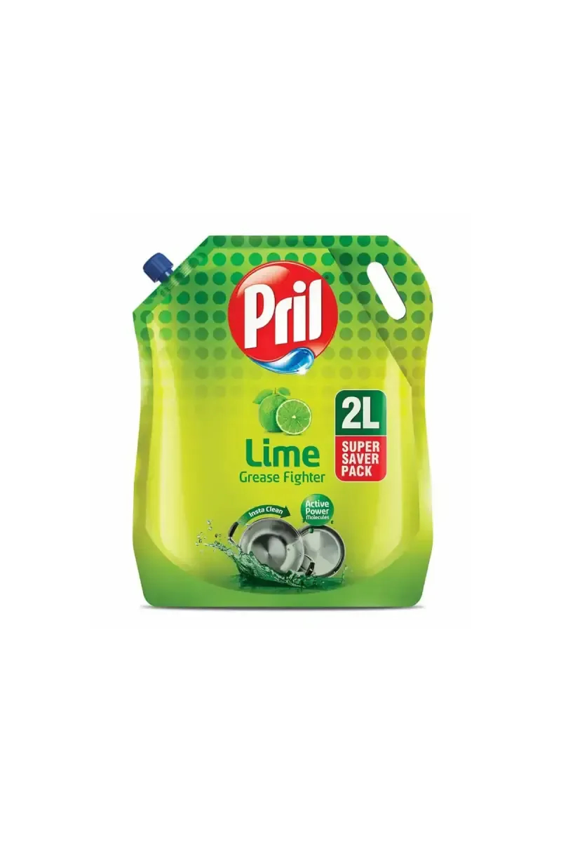 Pril Lime Dishwash Gel - 2 Ltr