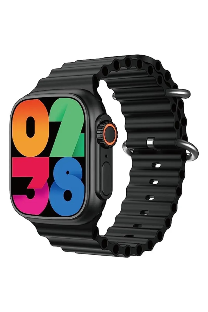 MZ M704W 2.09" Smartwatch with BT Call, BT Camera, Music, Heart Rate, Sports (Black)