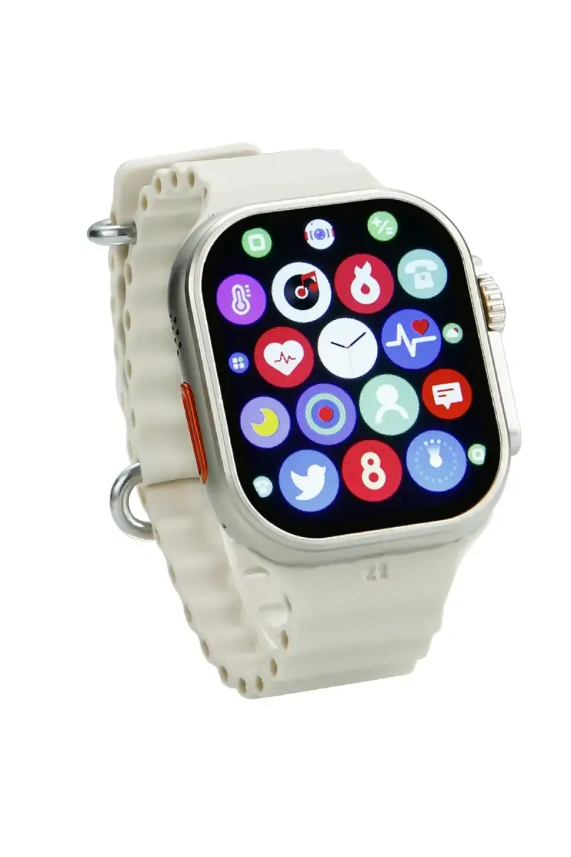 MZ M704W 2.09" Smartwatch with BT Call, BT Camera, Music, Heart Rate, Sports (Grey)