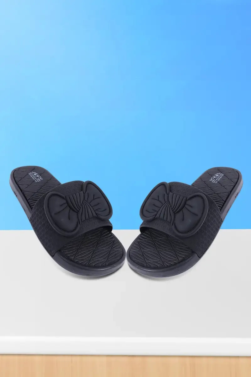 Cute Bow Slip-On Slides for Girls & Women