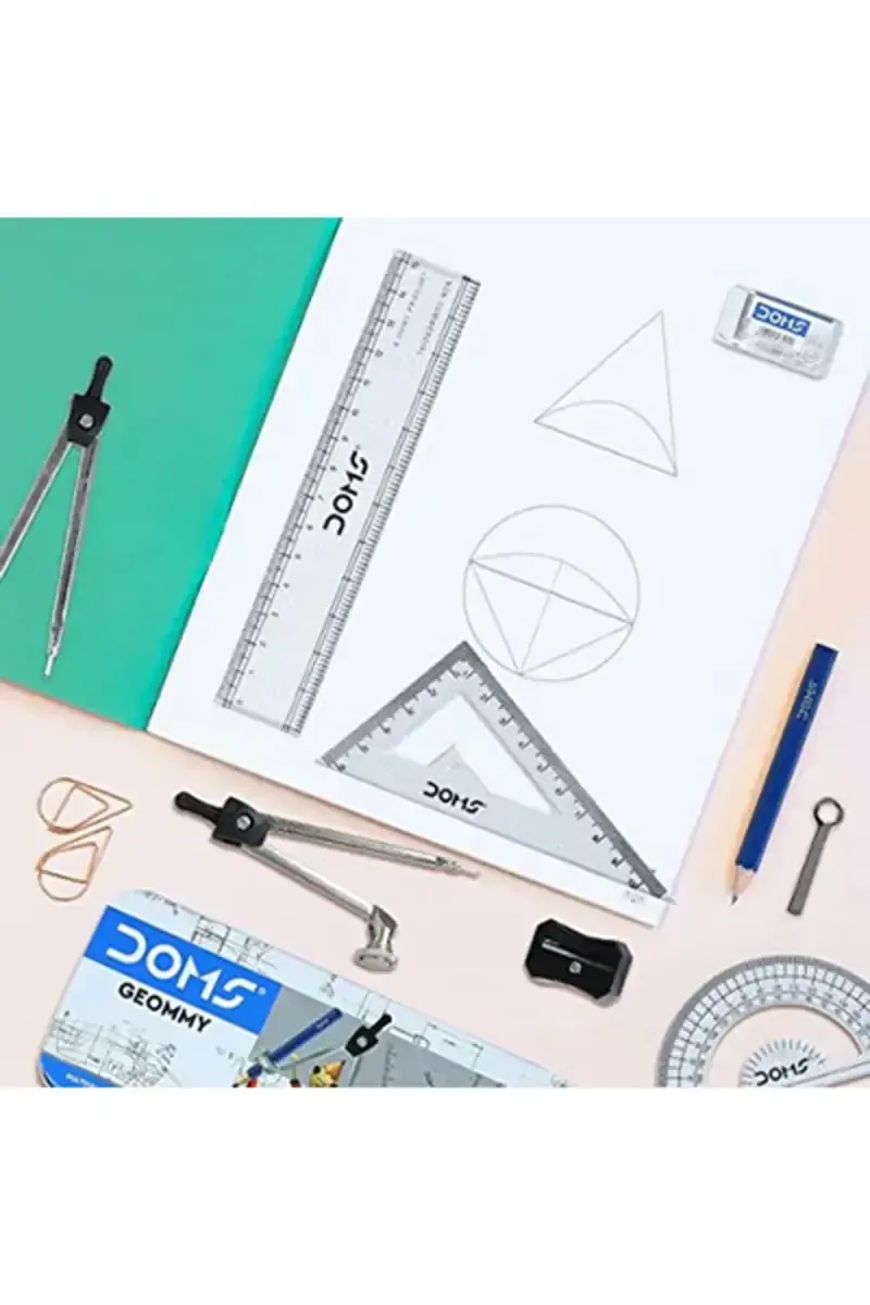 Doms Geommy Mathematical Drawing Instrument Box - Pack of 1