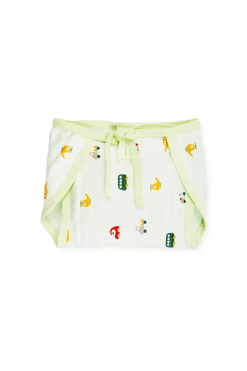 Cotton Muslin Nappie for Babies - Light Green
