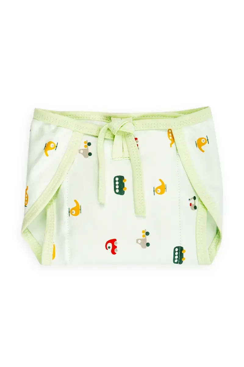 Cotton Muslin Nappie for Babies - Light Green