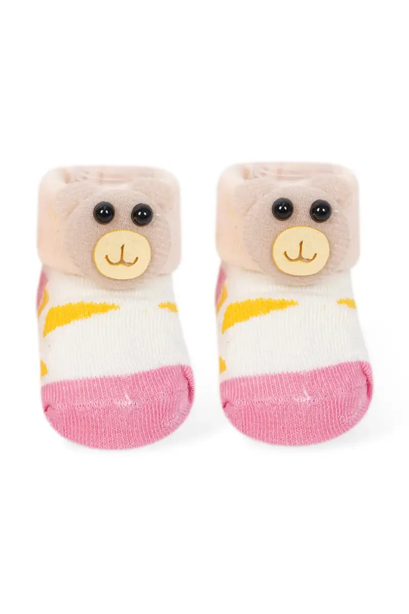 Cotton Socks/Booties for Babies - Multicolor
