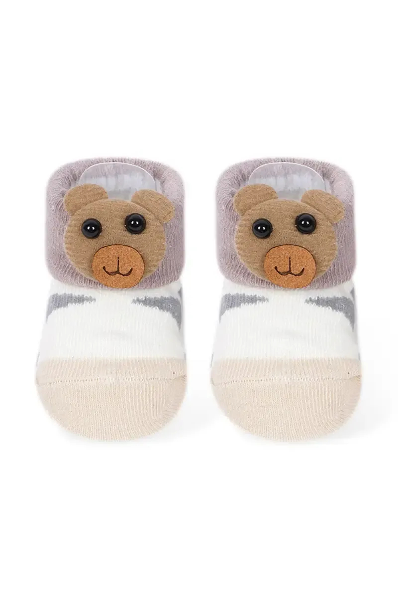 Cotton Socks/Booties for Babies - Multicolor
