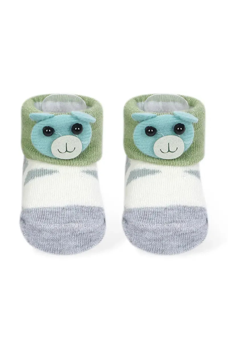 Cotton Socks/Booties for Babies - Multicolor