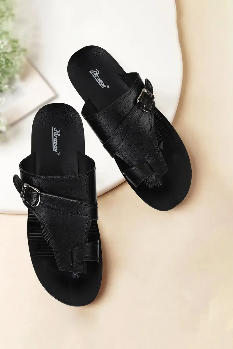 Stylish Velcro Sandals for Men - Cushioned Soles
