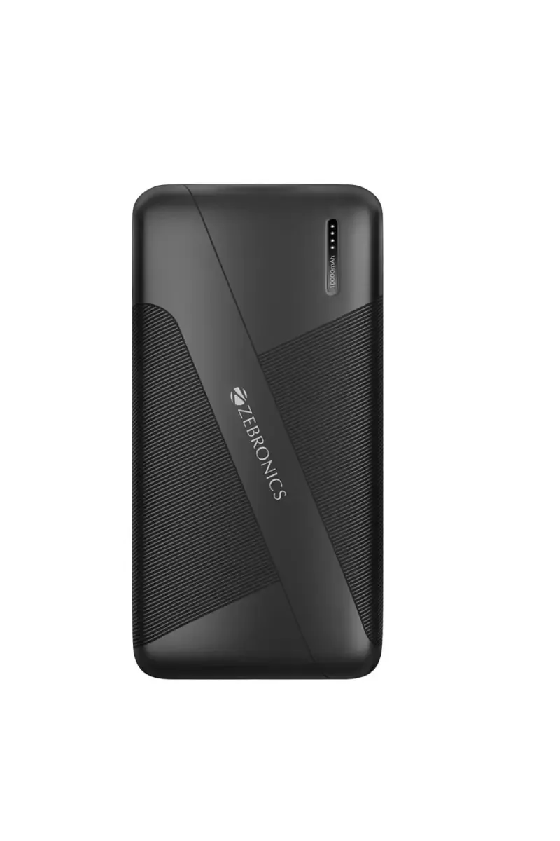 Zebronics EnergiPod PB17 10000mAh 12 W Power Bank with Short Circuit Protection (Black)